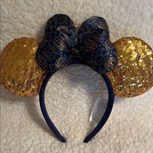 Disneyland Club 33 Blue and Gold Sequin Ears